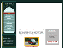 Tablet Screenshot of mollytrolley.com